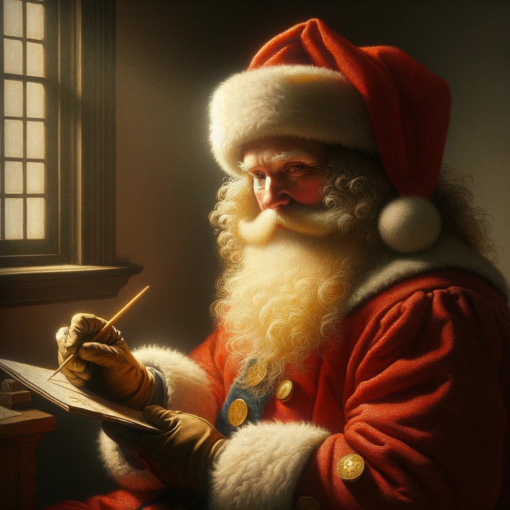 Babbo Natale attraverso gli Occhi dei Maestri dell'Arte