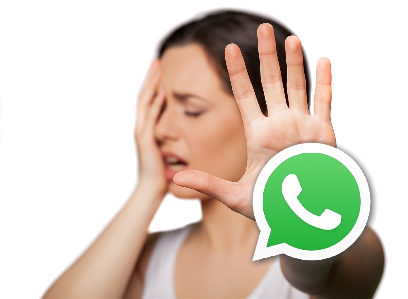 Smartphone con una chat di gruppo Whatsapp aperta, esempio delle regole per usare Whatsapp tra genitori