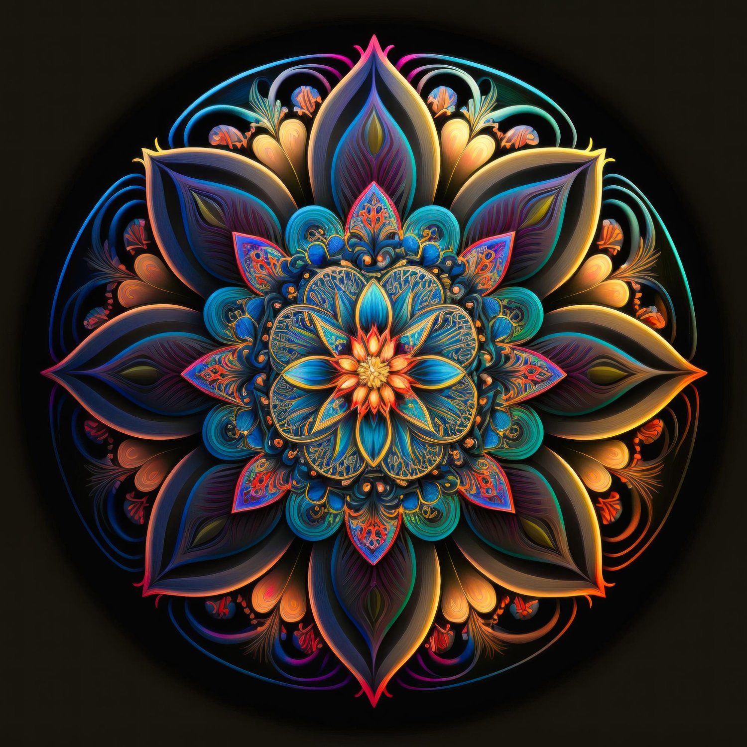 Mandala da colorare per scacciare la noia e rilassare la mente...