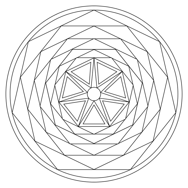 Mandala del Lato Oscuro Nr. 006
