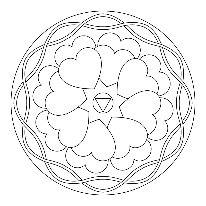 Mandala dell'Amore Nr. 001