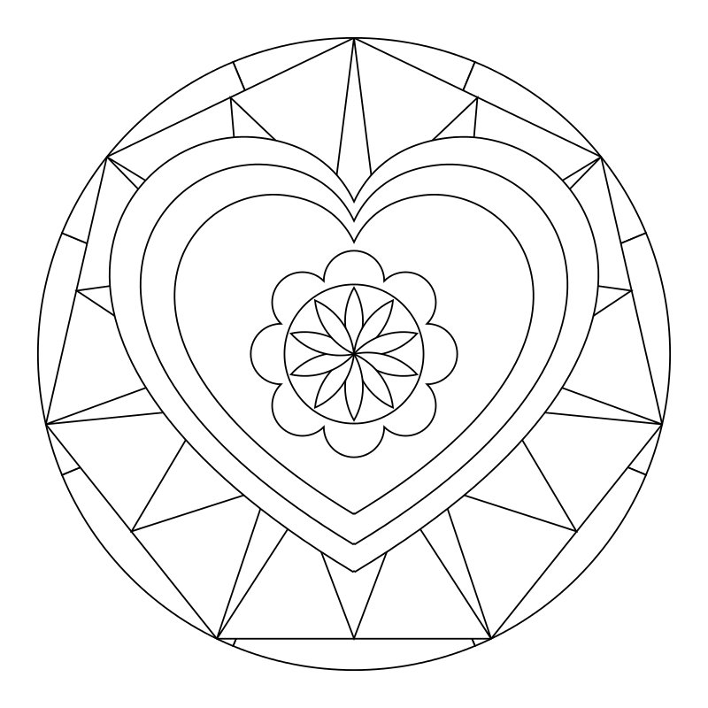 Mandala dell'Amore Nr. 002