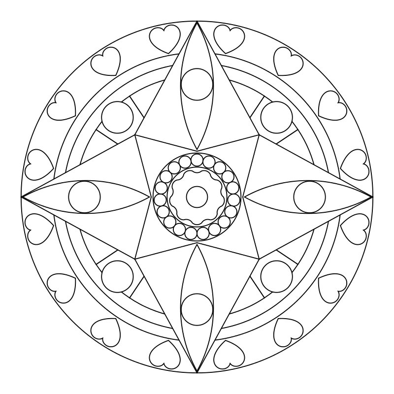 Mandala dell'Amore Nr. 003