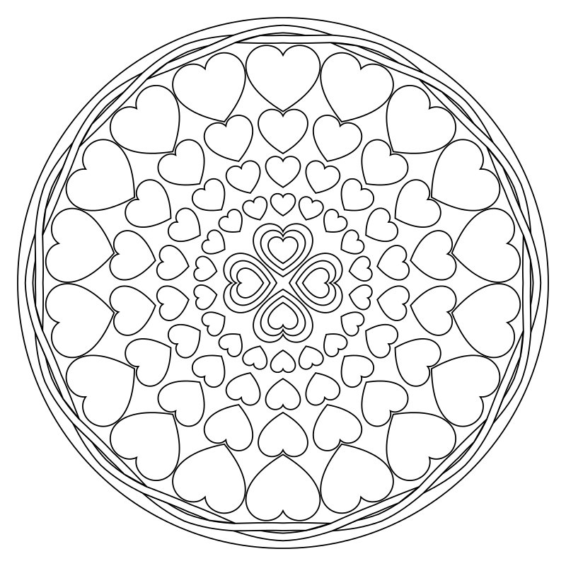 Mandala dell'Amore Nr. 004