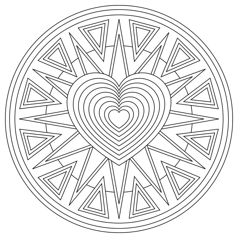 Mandala dell'Amore Nr. 005