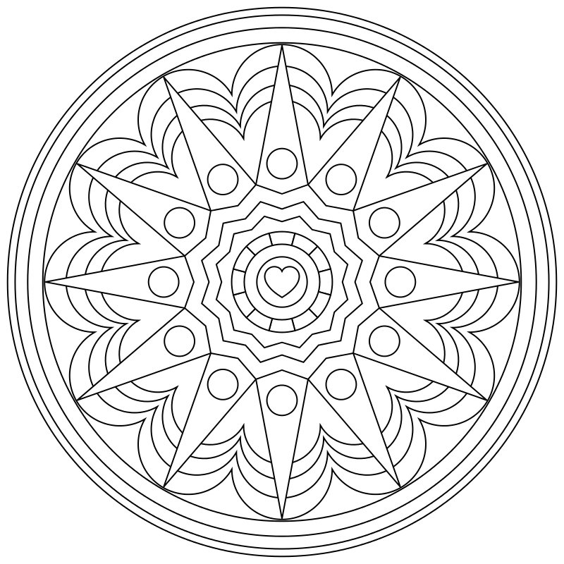Mandala dell'Amore Nr. 008