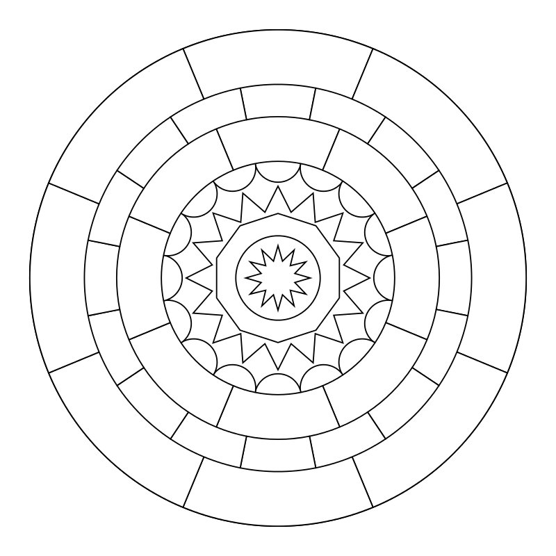 Mandala della Concentrazione Nr. 001