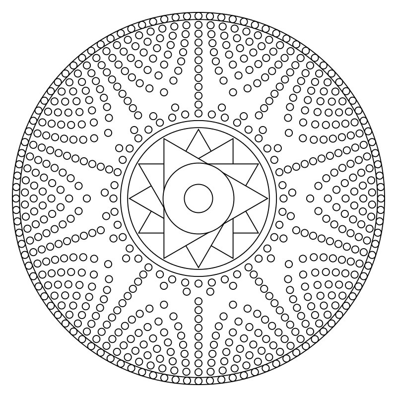 Mandala della Concentrazione Nr. 004