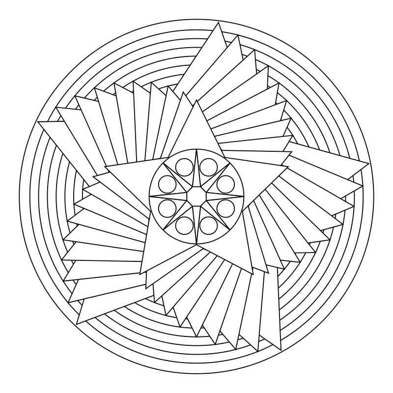 Mandala Geometrico Nr. 003