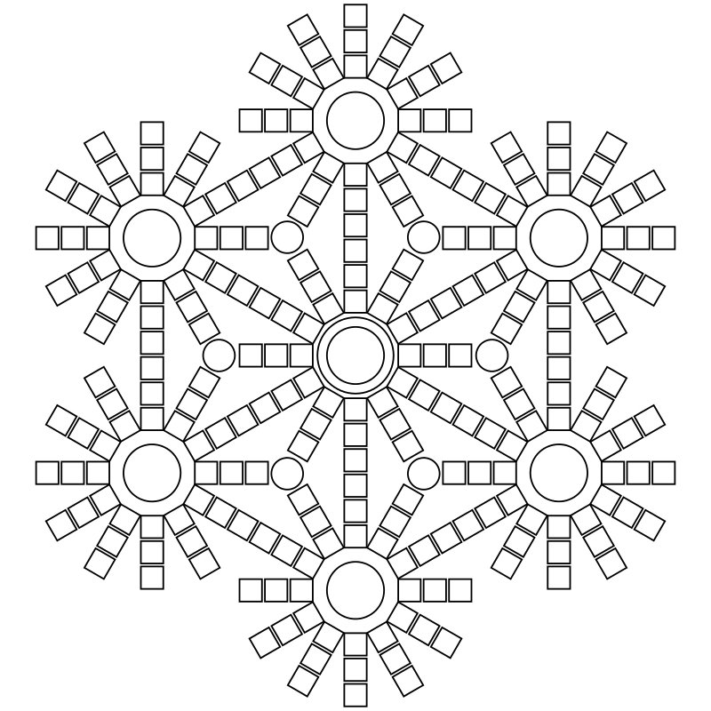Mandala Geometrico Nr. 006