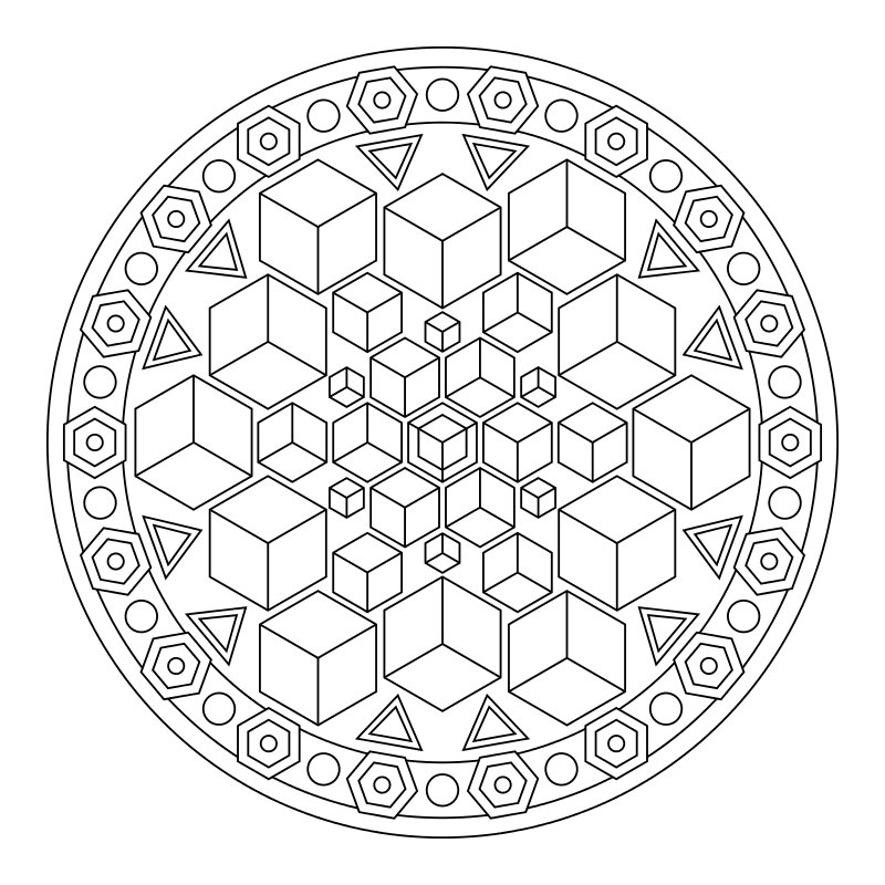 Mandala Geometrico Nr. 007