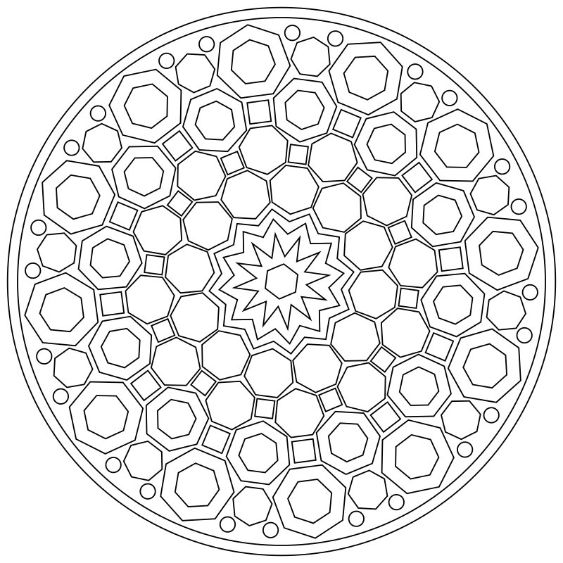 Mandala Geometrico Nr. 010