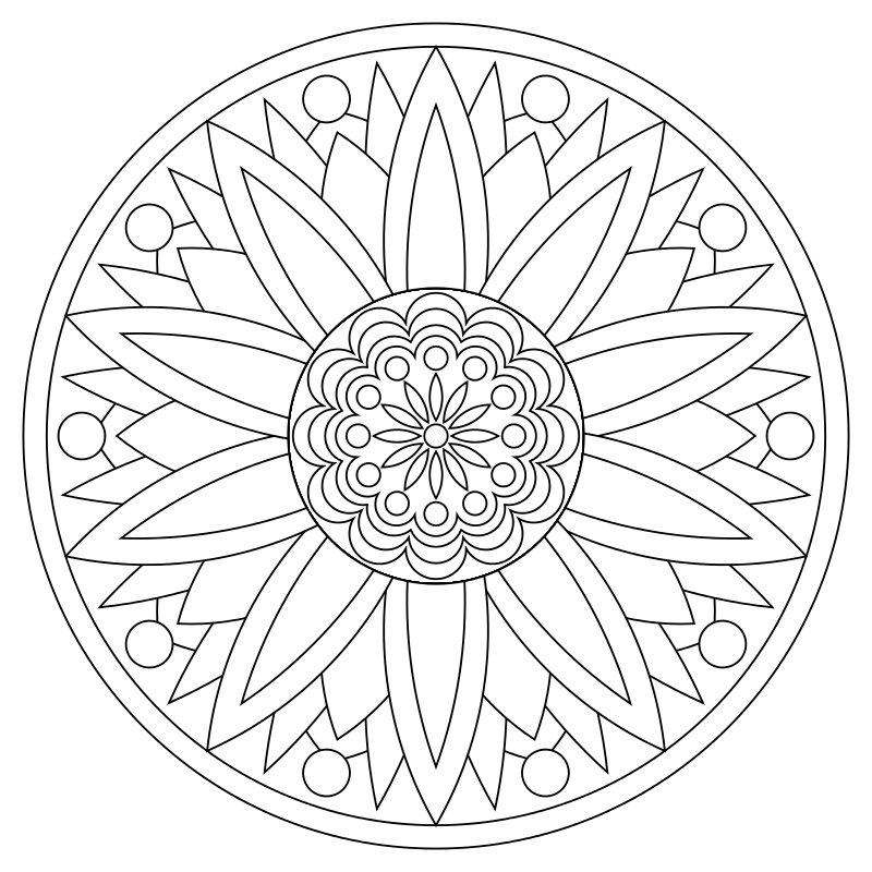 Mandala del Fiore di Loto