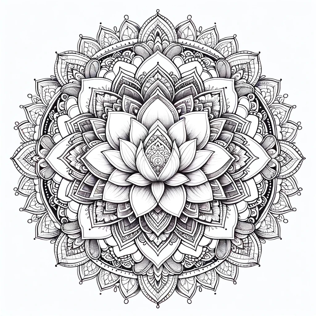 Scarica questo mandala gratis. Clicca con il dasto destro e salva con nome.