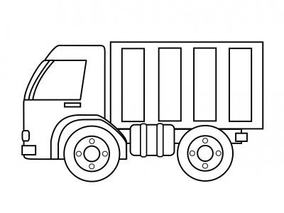 Disegno di un camioncino da colorare
