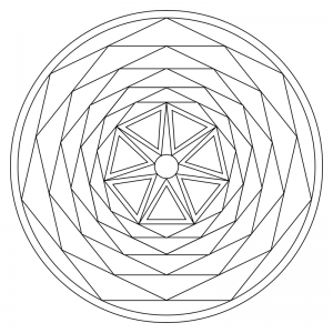 Mandala del Lato Oscuro Nr. 006