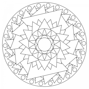 Mandala del Lato Oscuro Nr. 007
