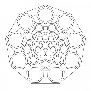 Mandala Geometrico Nr. 001